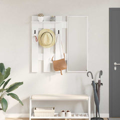 vidaXL Wall-Mounted Coat Rack Wall-Mounted Engineered wood