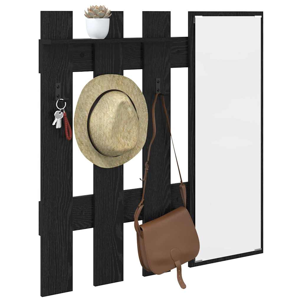 Wall-Mounted Coat Rack Engineered Wood