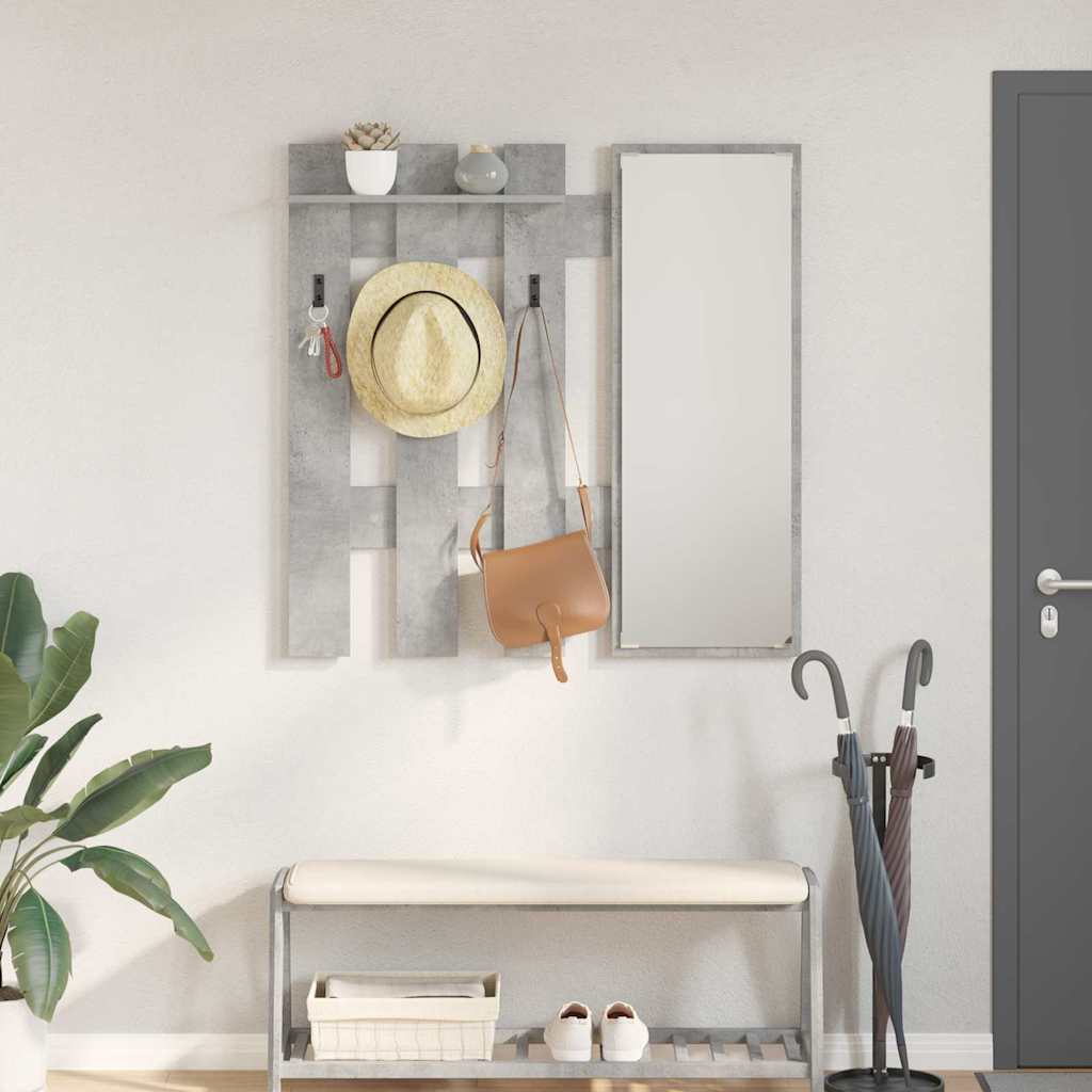 vidaXL Wall-Mounted Coat Rack Wall-Mounted Engineered wood