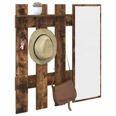 Wall-Mounted Coat Rack Engineered Wood
