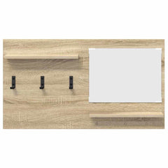 vidaXL Wall-Mounted Coat Rack Wall-Mounted Sonoma Oak 90 x 10 x 50 cm 5