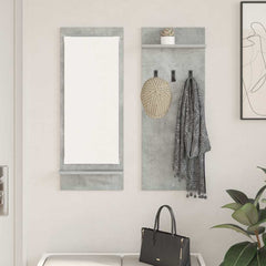 vidaXL Wall-Mounted Coat Rack Wall-Mounted Concrete Grey 1
