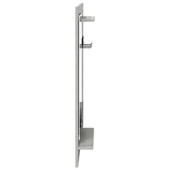 vidaXL Wall-Mounted Coat Rack Wall-Mounted Concrete Grey 6