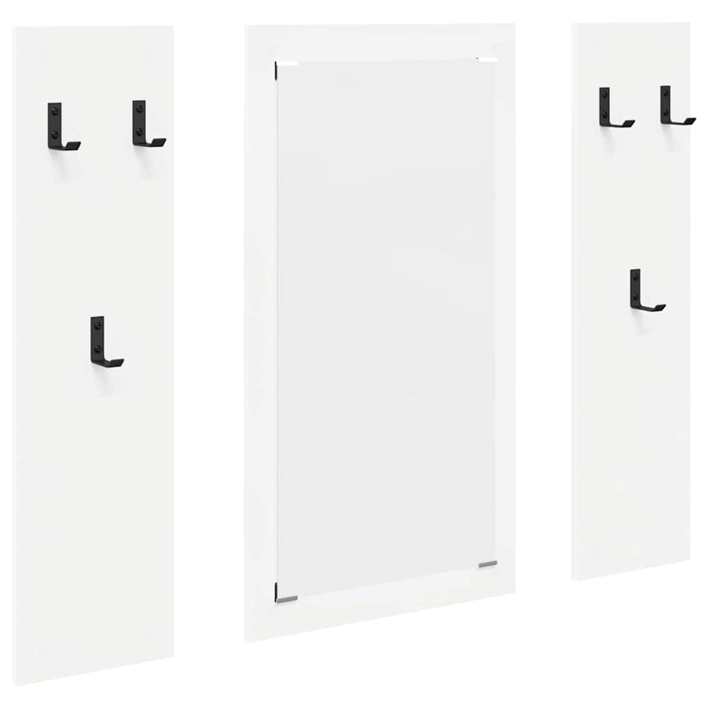 Wall-Mounted Coat Rack Wall-Mounted 96 x 1.5 x 90 cm White