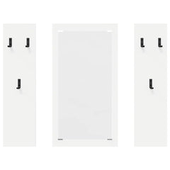 Wall-Mounted Coat Rack Wall-Mounted 96 x 1.5 x 90 cm White