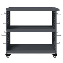 vidaXL Tool Trolley Anthracite 75 x 35 x 73 cm Cold-rolled Steel 5