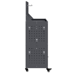 vidaXL Tool Trolley Anthracite 65 x 35 x 111 cm Cold-rolled Steel 6