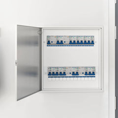 vidaXL Access Panel White 63 x 63 x 3 cm Steel 1