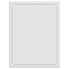 vidaXL Access Panel White 43.5 x 33 x 3 cm Steel 5