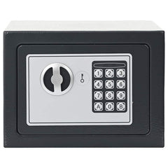 vidaXL Digital Safe with Lock Dark grey 23 x 17 x 17 cm Steel 3