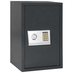 Digital Safe with Lock Dark grey Steel 40 cm 60 cm 35 cm