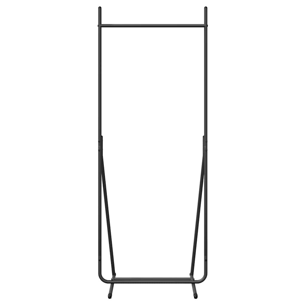 vidaXL Clothes Rack Black 62 x 48 x 158 cm Steel 5