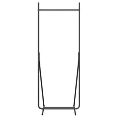 vidaXL Clothes Rack Black 62 x 48 x 158 cm Steel 5