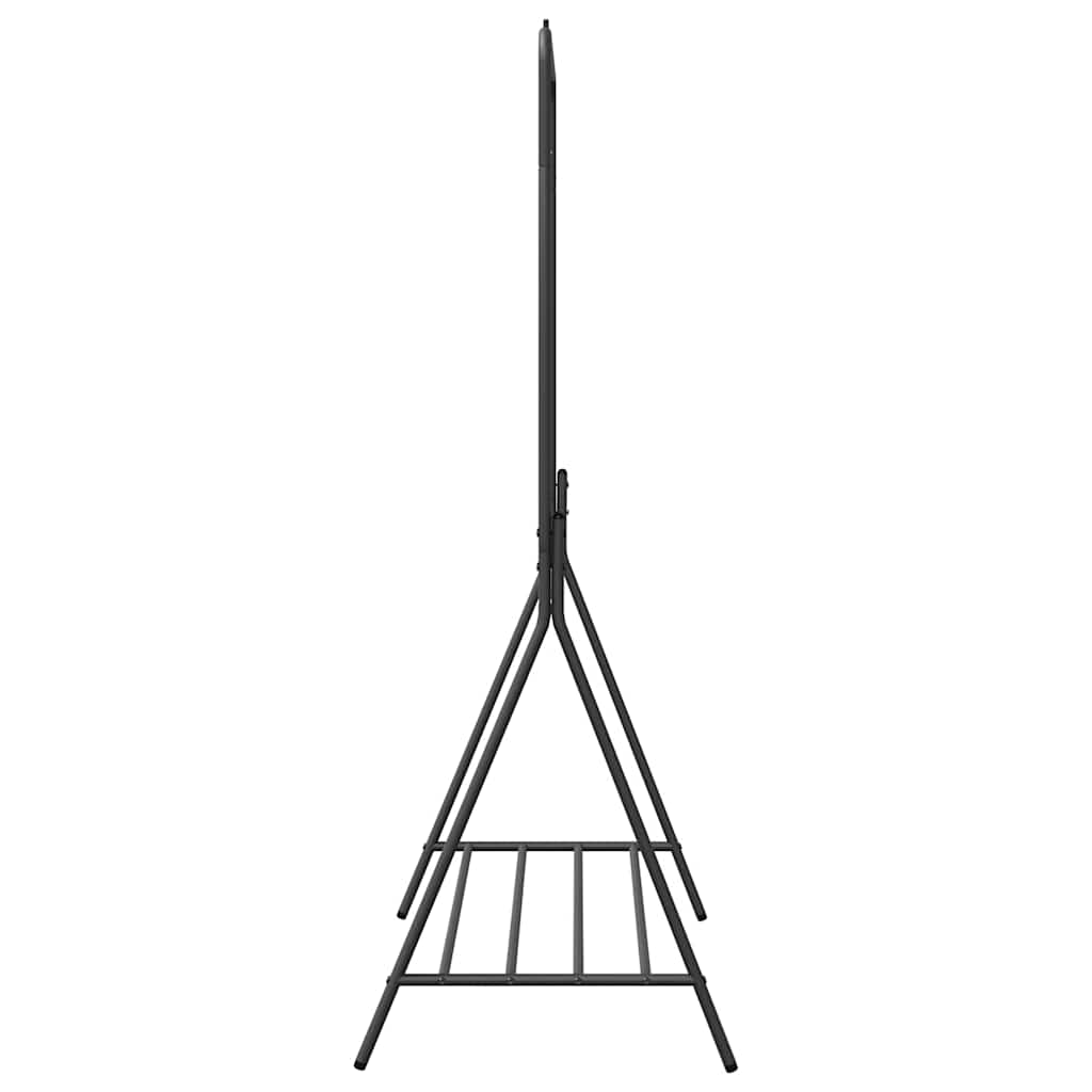 vidaXL Clothes Rack with Storage Black 100 x 56 x 154 cm Steel 6