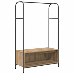 Clothes Rack Brown Oak 100 x 44 x 160 cm Engineered Wood Artisan oak