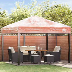 Gazebo Cover Replacement 300 x 300 x 26 cm Transparent PVC 3 x 3 m Double tier roof