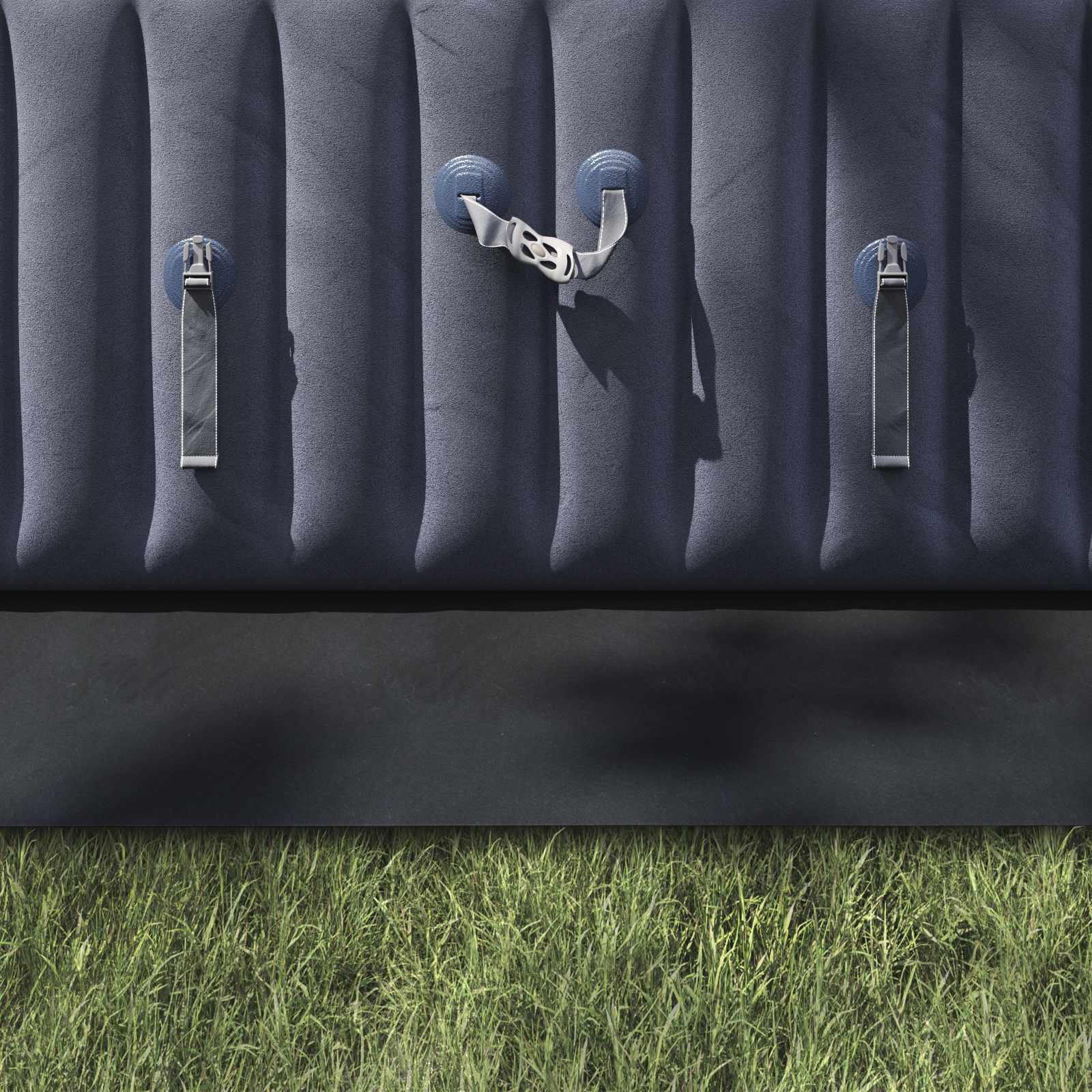 vidaXL Pool Ground Sheet 500 x 250 x 0.1 cm Rectangular Black 4