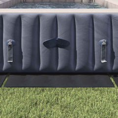 vidaXL Pool Ground Sheet 550 x 280 x 0.1 cm Rectangular Black 4