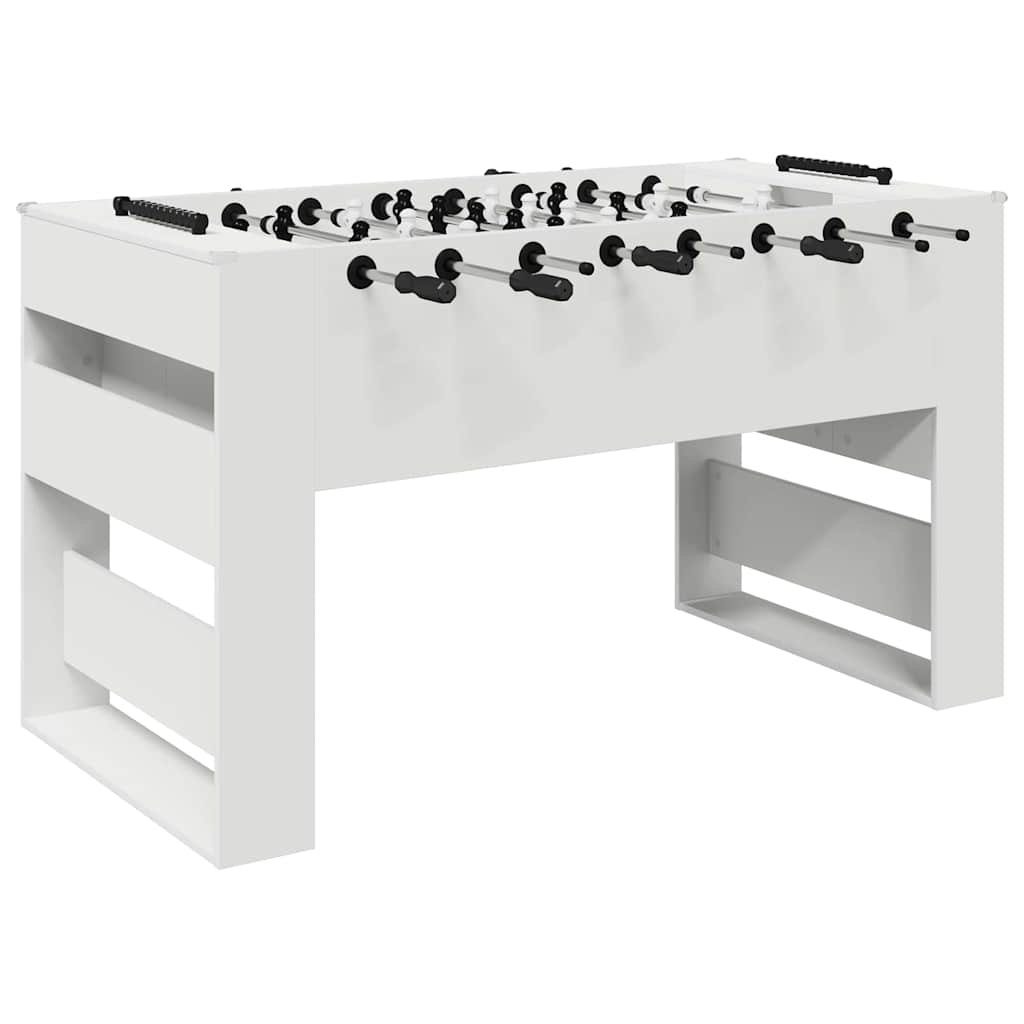 Foosball Table 146.5 x 74 x 85 cm Engineered Wood White