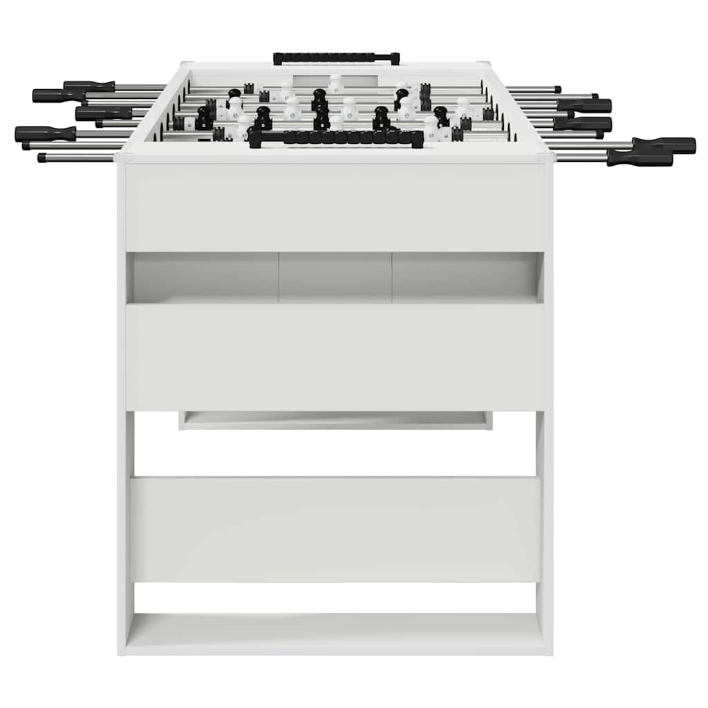 Foosball Table 146.5 x 74 x 85 cm Engineered Wood White
