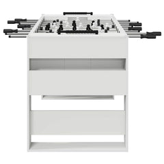 Foosball Table 146.5 x 74 x 85 cm Engineered Wood White