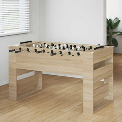 Foosball Table 146.5 x 74 x 85 cm Engineered Wood Sonoma oak