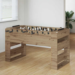 Foosball Table 146.5 x 74 x 85 cm Engineered Wood Artisan oak