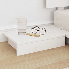Bed Frame Wood Length 200 cm White 90 cm