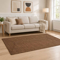 vidaXL Area Rug Grey 100 x 200 cm Jute 1