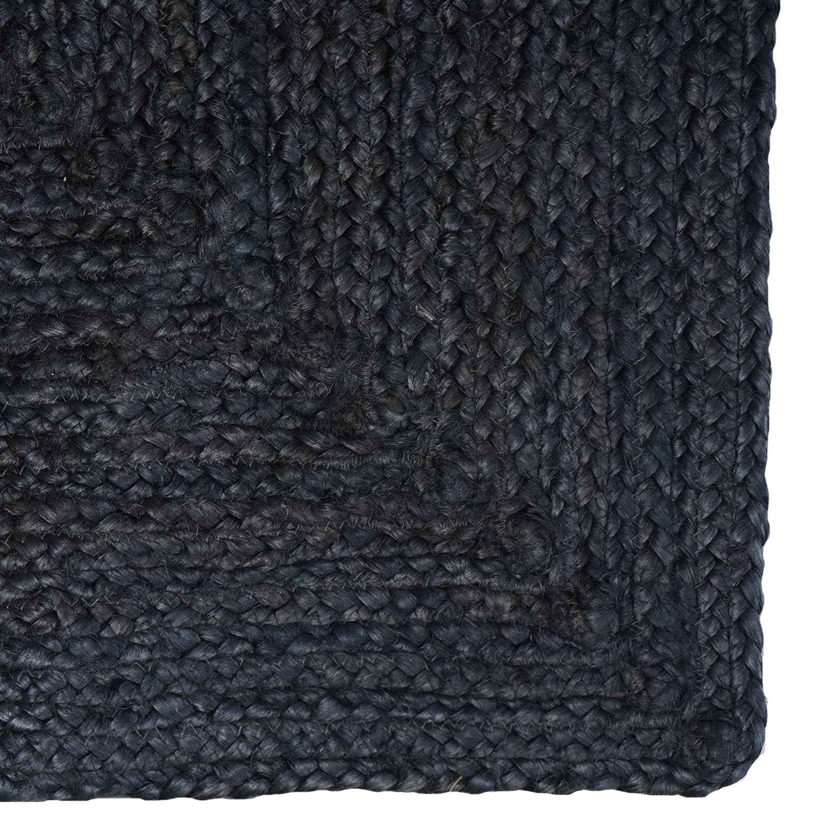Area Rug Jute Dark Grey Width 60 cm 300 cm