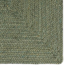 vidaXL Area Rug Olive Green 60 x 110 cm Jute 2