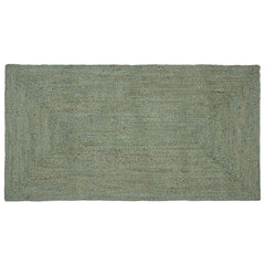 vidaXL Area Rug Olive Green 60 x 110 cm Jute 1