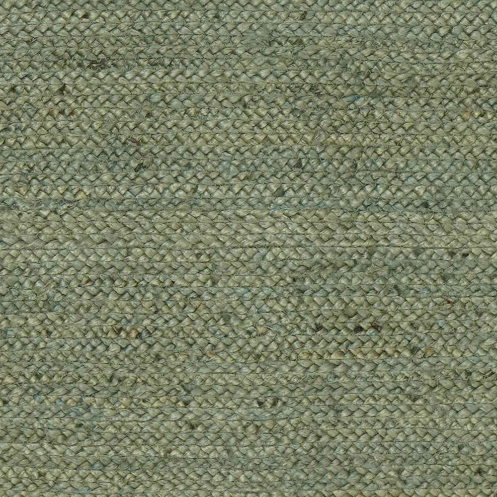 Area Rug Jute Olive Green 60 cm 110 cm