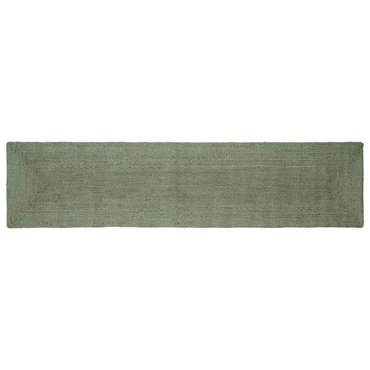 Area Rug Jute Olive Green