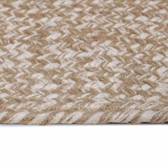 vidaXL Area Rug Natural and White 120 x 170 cm Jute 3