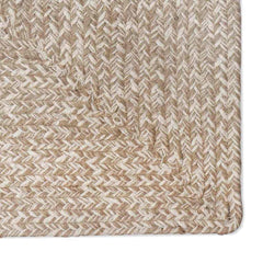 vidaXL Area Rug Natural and White 120 x 170 cm Jute 5