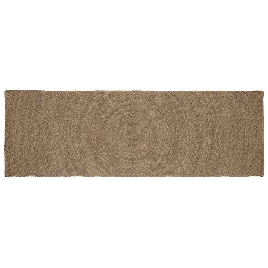 vidaXL Area Rug Grey 80 x 250 cm Jute 1