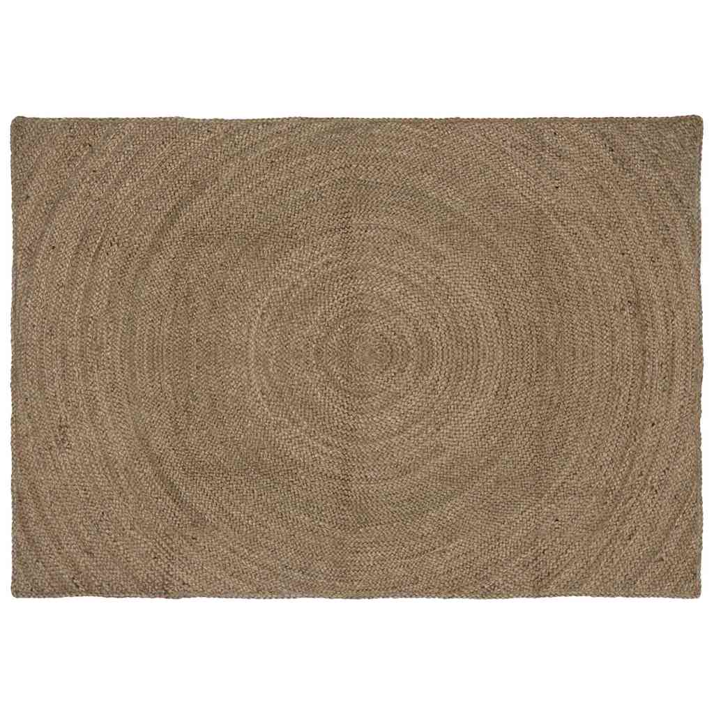 vidaXL Area Rugs Grey 120 x 170 cm Jute 1