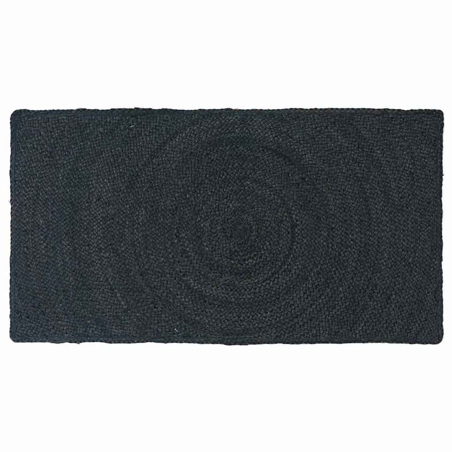 vidaXL Area Rugs Dark Grey 60 x 110 cm Jute 1