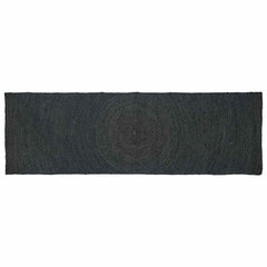 Area Rugs Jute Dark Grey Width