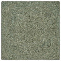 Area Rug Jute Olive Green Width