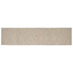 vidaXL Area Rug Jute Natural and white
