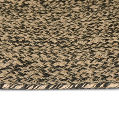 vidaXL Area Rug Natural and Black 120 x 170 cm Jute 3