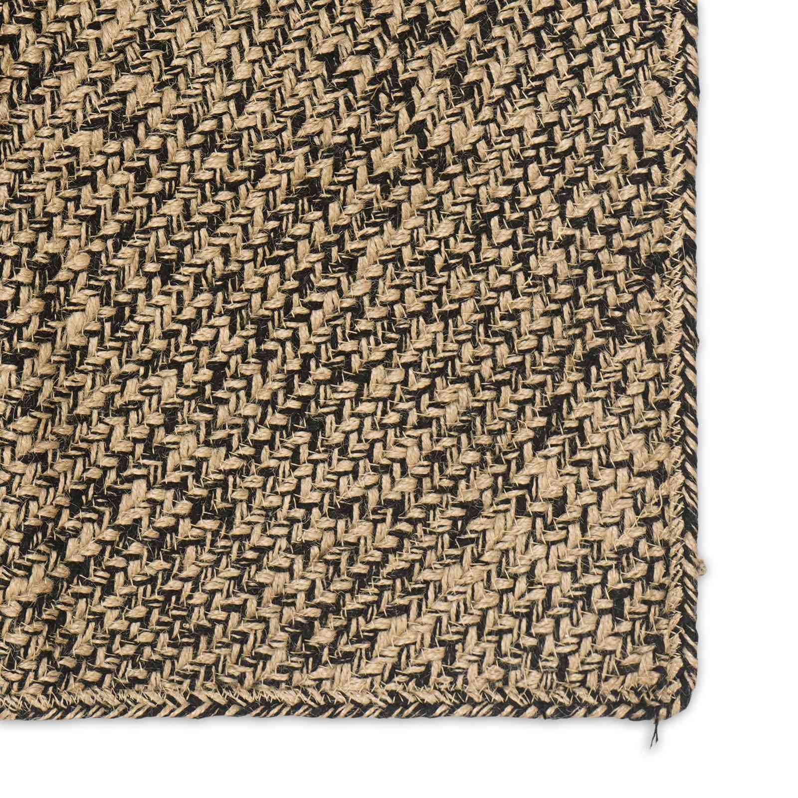 vidaXL Area Rug Natural and Black 120 x 170 cm Jute 5