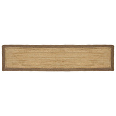 vidaXL Area Rug Grey 60 x 300 cm Jute 1