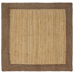 Area Rug Jute Grey Natural Width