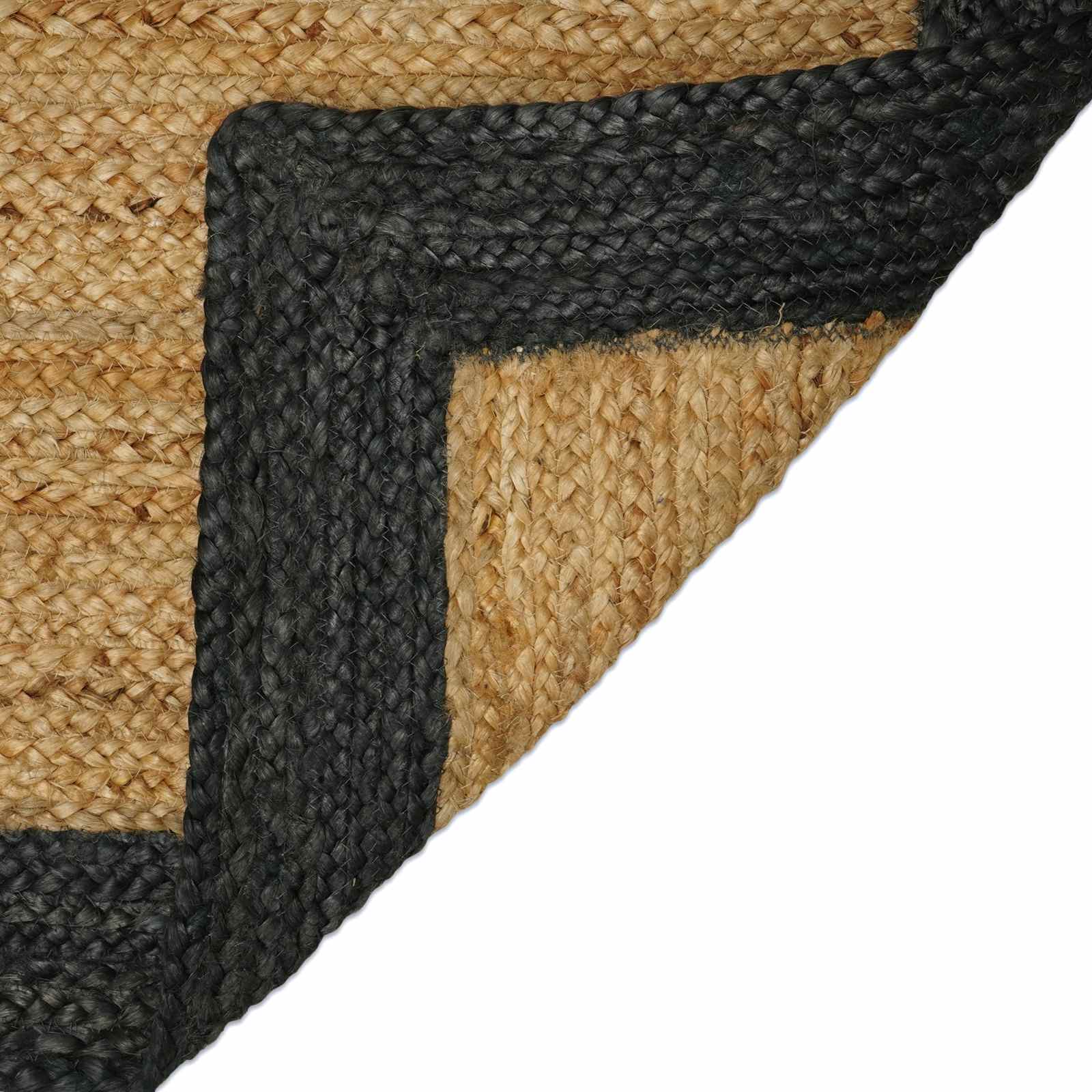 vidaXL Area Rug Dark Grey 60 x 300 cm Jute 4