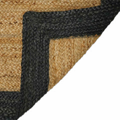 vidaXL Area Rug Dark Grey 60 x 300 cm Jute 4