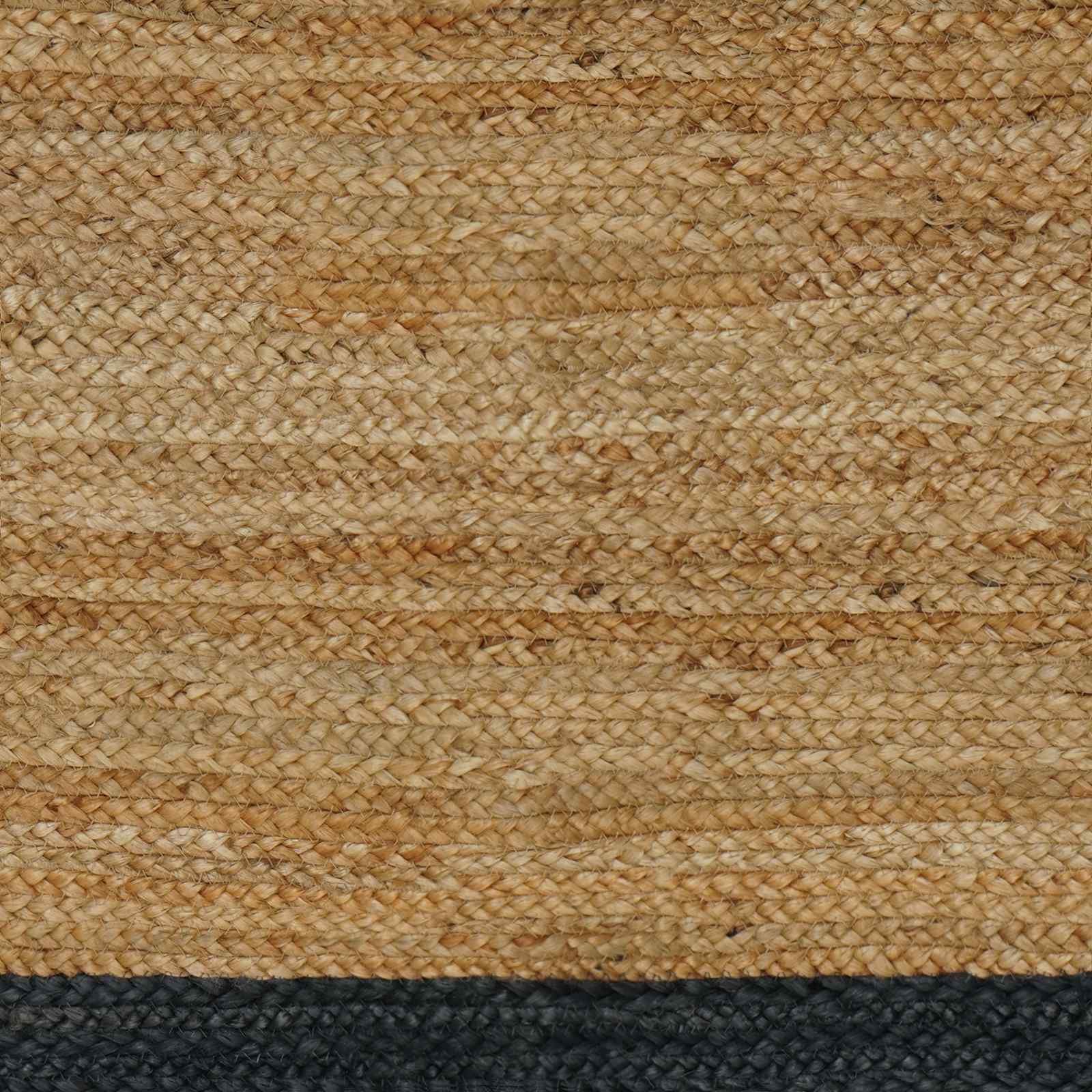vidaXL Area Rug Dark Grey 60 x 300 cm Jute 6