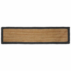 vidaXL Area Rug Dark Grey 60 x 300 cm Jute 1